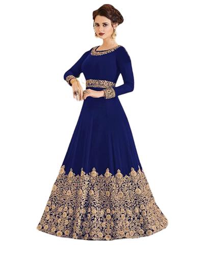 Gulaboo Present Veda 001  Embroidery Work Floor Length Suit