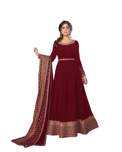 Gulaboo Present Aashirwad 8338 Anarkali Heavy Embroidery Long Suit