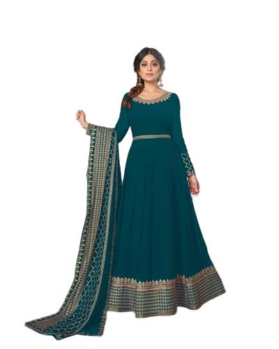 Gulaboo Present Aashirwad 8338 Anarkali Heavy  Embroidery Long Suit