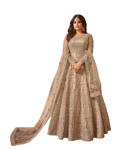 Gulaboo Present Aashirwad 8396 Anarkali Heavy  Embroidery Long Suit