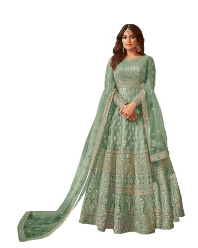Gulaboo Present Aashirwad 8396 Anarkali Heavy  Embroidery Long Suit
