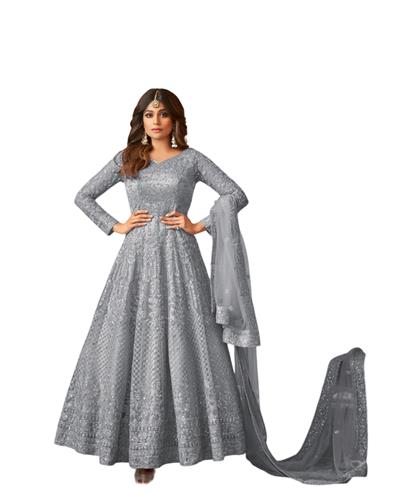 Gulaboo Present Aashirwad 8398 Anarkali Heavy Embroidery Long Suit