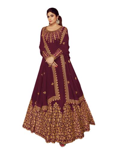 Gulaboo Present Aashirwad 8229 Anarkali Heavy  Embroidery Long Suit