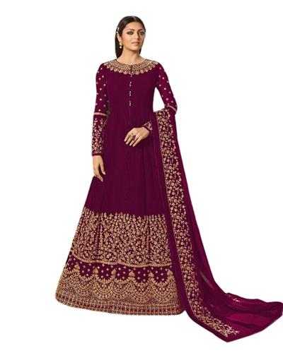 Gulaboo Present Lt 3803  Heavy Embroidery Designer Long Anarkali Suit