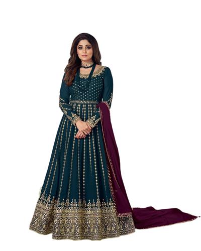 Gulaboo Present Aashirwad 8544 Anarkali Heavy Embroidery Suit