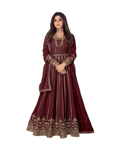 Gulaboo Present Aashirwad 8545 Anarkali Heavy Embroidery Suit