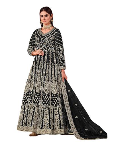 Gulaboo Present Dani 2701 Heavy Embroidery Anarkali  Designer Suit