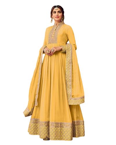 Gulaboo Present Eba 1278 Heavy Embroidery Anarkali Designer Suit