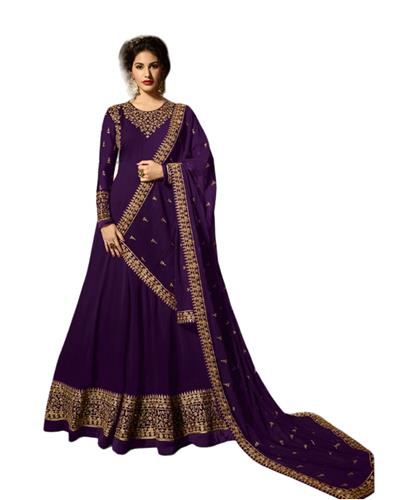 Gulaboo Present Glossy Simmer 9081 Anarkali Embroidery Designer Suit