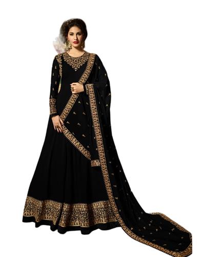 Gulaboo Present Glossy Simmer 9081 Anarkali Embroidery Designer Suit