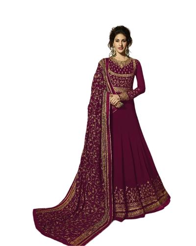 Gulaboo Present Glossy Simmer 9083 Anarkali Embroidery Designer Suit