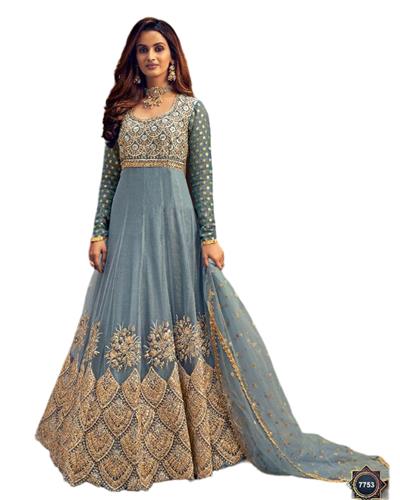 Gulaboo Present Hot Laddy 7753 Heavy Embroidery Designer Anarkali Suit