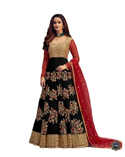 Gulaboo Present Hot Laddy 7754 Heavy Embroidery Designer Anarkali Suit