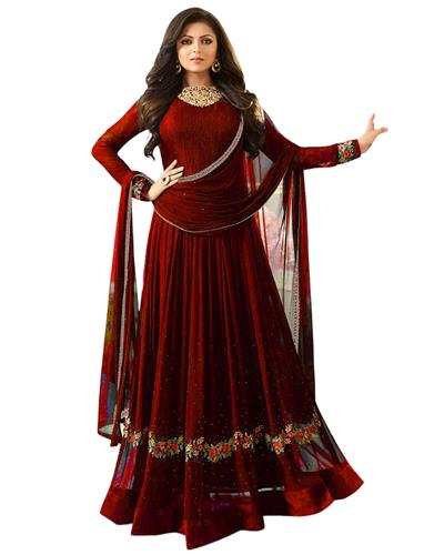 Gulaboo Present Lt 1906 Heavy Embroidery Designer Anarkali Suit