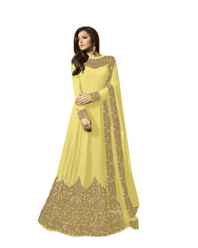 Gulaboo Present Lt 1701  Heavy Embroidery Designer Long Anarkali Suit