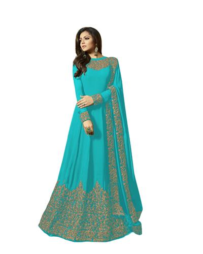 Gulaboo Present Lt 1701  Heavy Embroidery Designer Long Anarkali Suit