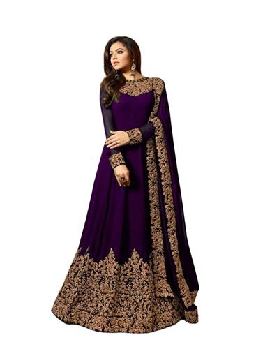 Gulaboo Present Lt 1701  Heavy Embroidery Designer Long Anarkali Suit