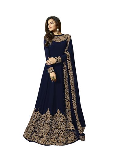 Gulaboo Present Lt 1701  Heavy Embroidery Designer Long Anarkali Suit
