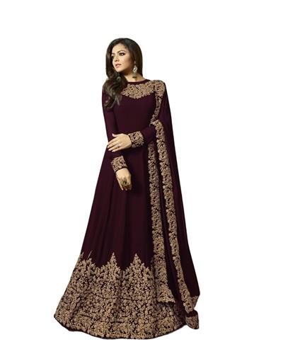 Gulaboo Present Lt 1701  Heavy Embroidery Designer Long Anarkali Suit