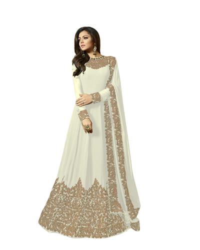 Gulaboo Present Lt 1701  Heavy Embroidery Designer Long Anarkali Suit