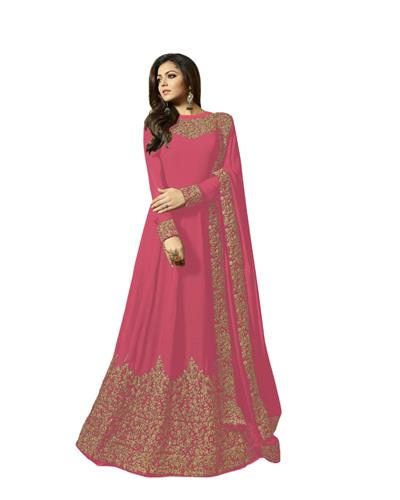 Gulaboo Present Lt 1701  Heavy Embroidery Designer Long Anarkali Suit