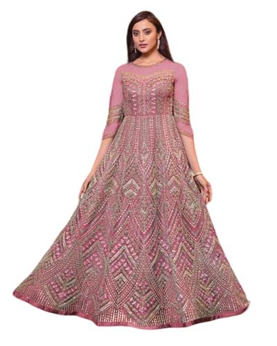 Gulaboo Present Vipul 4628  Heavy Embroidery Designer Long Anarkali Suit