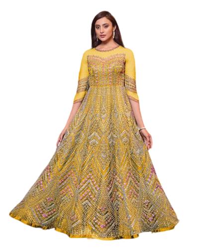 Gulaboo Present Vipul 4628  Heavy Embroidery Designer Long Anarkali Suit