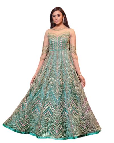 Gulaboo Present Vipul 4628  Heavy Embroidery Designer Long Anarkali Suit