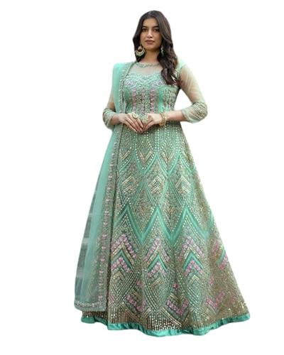 Gulaboo Present Vipul 4628  Heavy Embroidery Designer Long Anarkali Suit