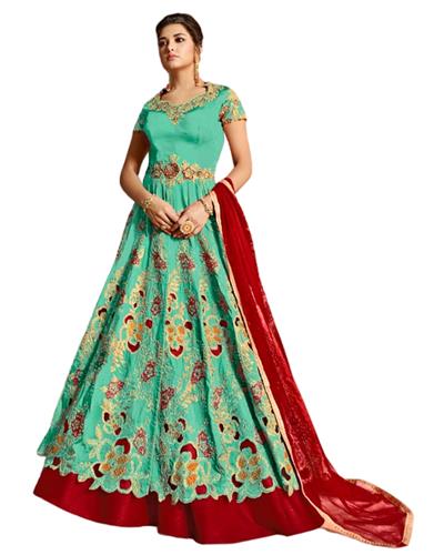 Gulaboo Present Sampann 5301 Heavy Embroidery Designer Anarkali Suit