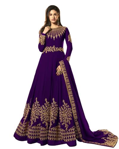Gulaboo Present Simaar 9054  Heavy Embroidery Designer Long Anarkali Suit