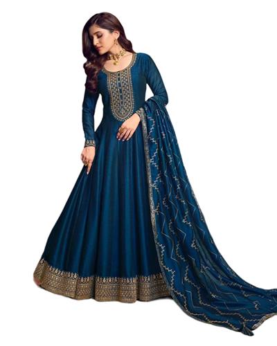 Gulaboo Present Vinay Kashish Apsara  Heavy Embroidery Designer Long Anarkali Suit