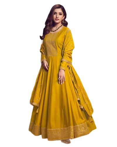 Gulaboo Present Vinay Kashish Apsara  Heavy Embroidery Designer Long Anarkali Suit
